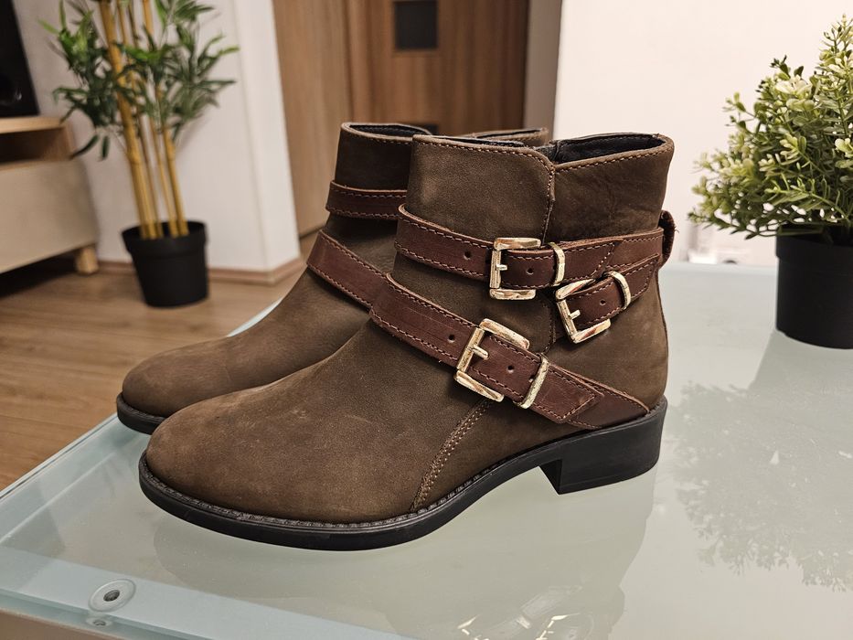 Ghete maro piele 37