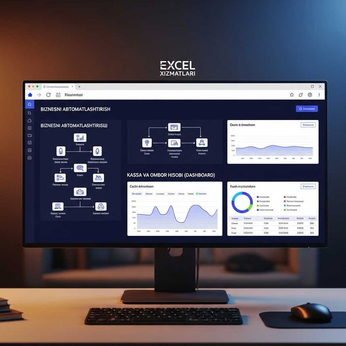 Ombor, kassa va qarzlar nazorati uchun Excel (DEMO bepul)
