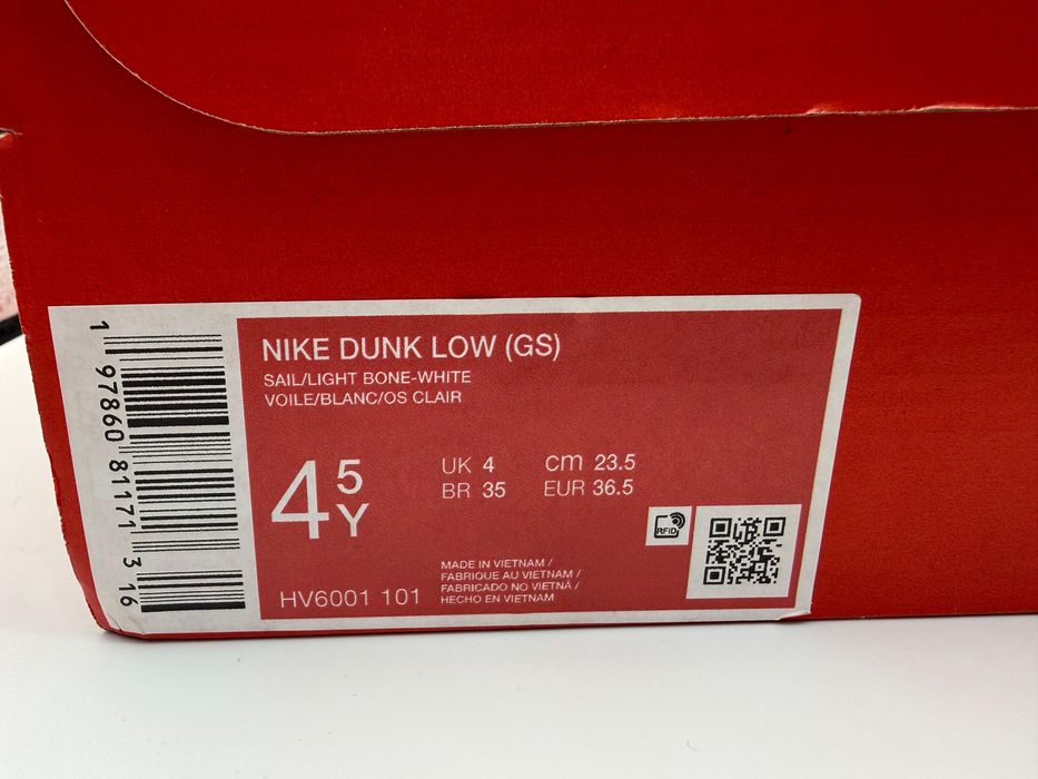 Nike Dunk Low Gs 100% originali, noi la cutie!