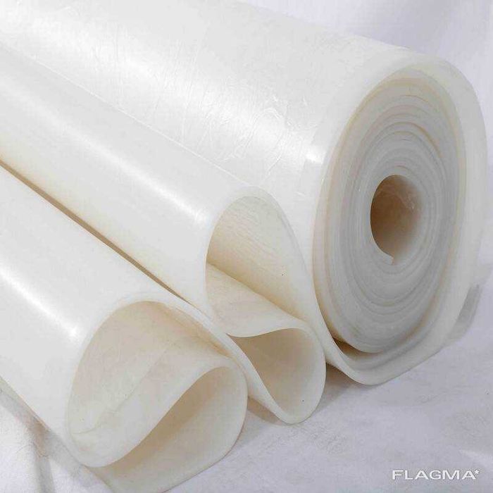 Силиконовая резина рулонная, силиконовые пластины (листы)