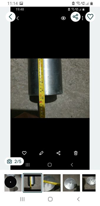 Cilindru de aer pentru suspensii pneumatice