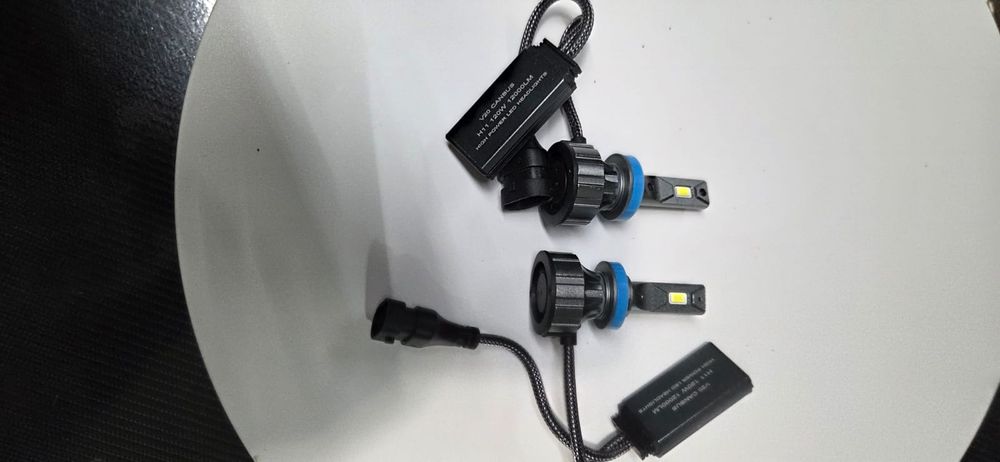 Set 2 Becuri LED H11 Canbus 120W – 12000 LM, 6000K Alb Rece, V20