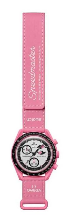 Ceas SWATCH X OMEGA MISSION To The Pink Moon MOONPHASE Cronograf 2025