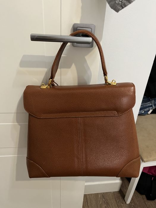 Сумка портфель коричнего цвета