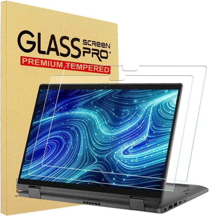Ecran Protectie Sticla YINOVEEN Tempered Glass Screen Pro pt Dell Inspiron 14 2in1 7420 7425 7430 7435 2 buc NOU