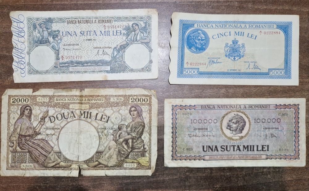 Vând bancnote din perioada 1943-1947