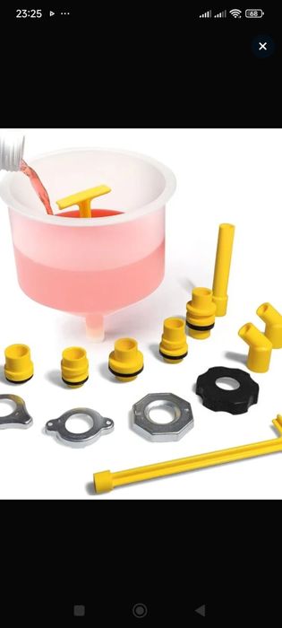 Лейка для удаления воздуха в системе отопления авто.