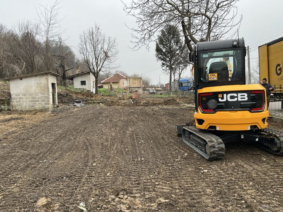 Услуги с Мини Багер 3,5 т и Самосвал