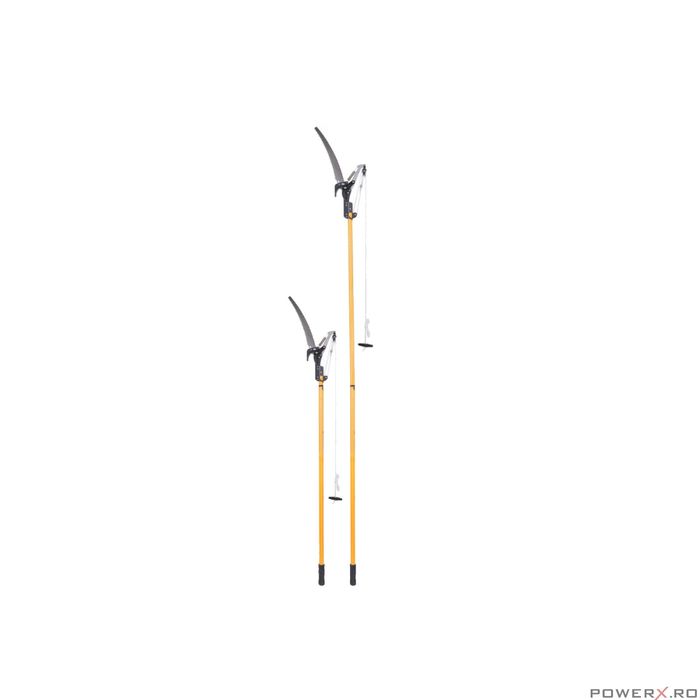 Fierastrau manual pentru gradina, cu brat telescopic 2.4m, Powermat