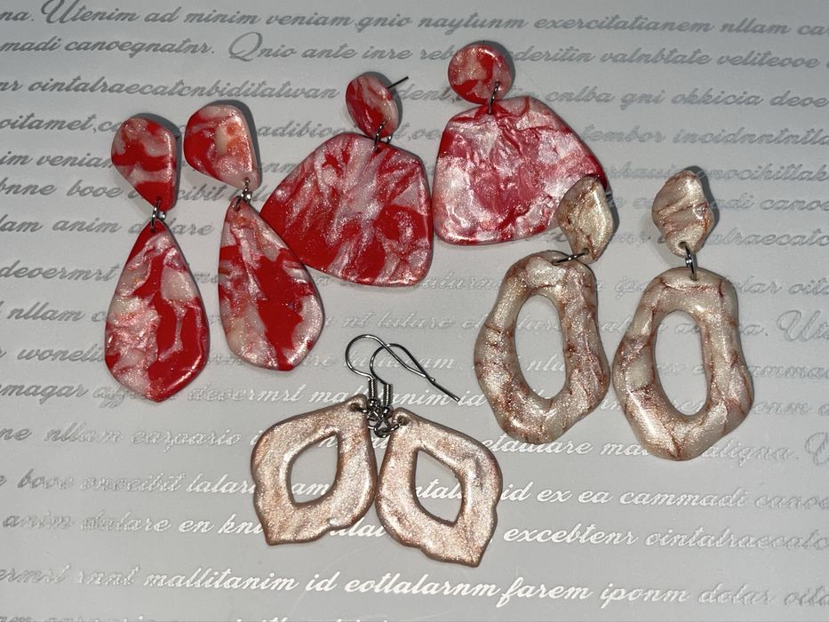 Ръчно изработени обеци от полимерна глина