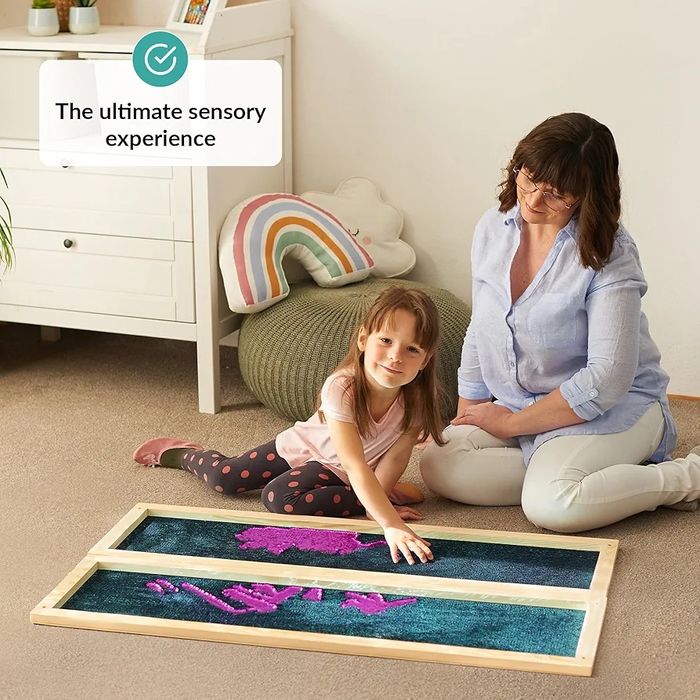 Сензорен стенен панел с пайети – Антистрес и терапия. Комплект от 2бр.