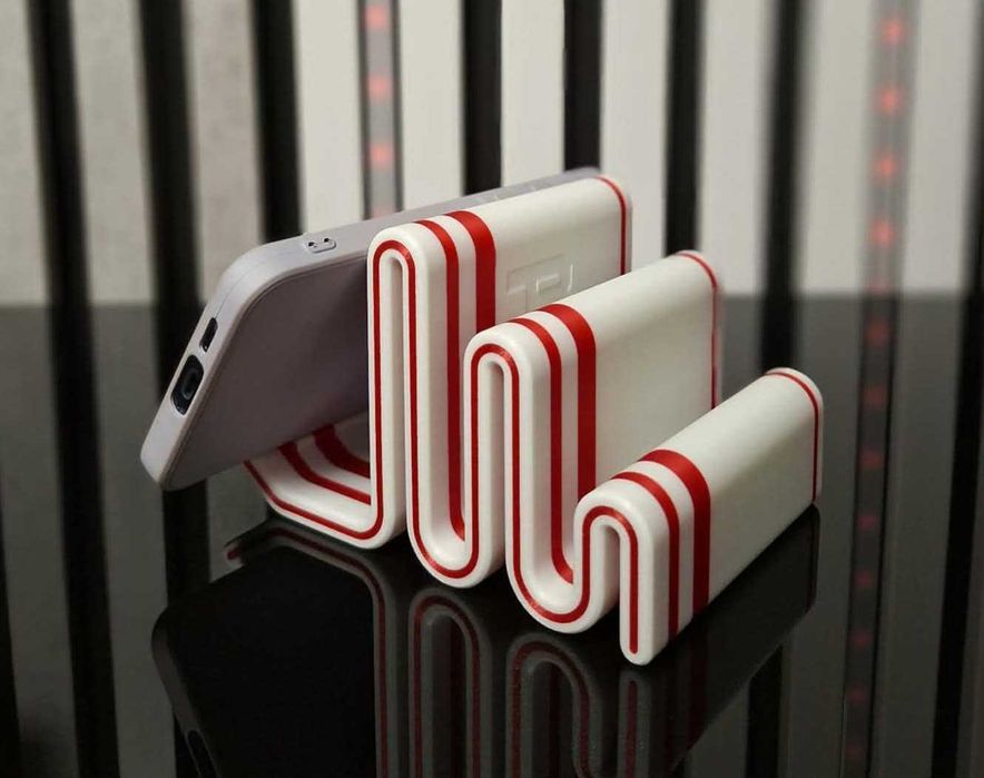 Suport telefon premium / stand telefon birou / design modern 3D