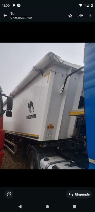 Vand semiremorca basculabila wielton 55mc