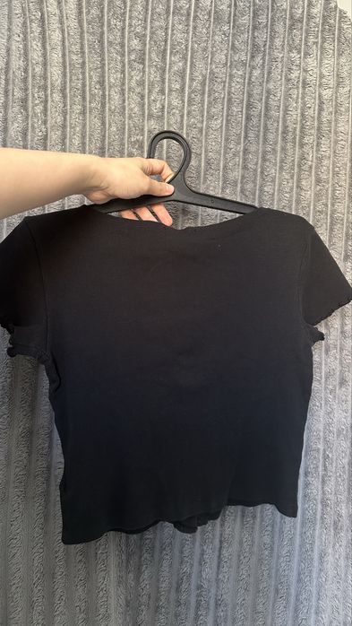 Черный женский топ