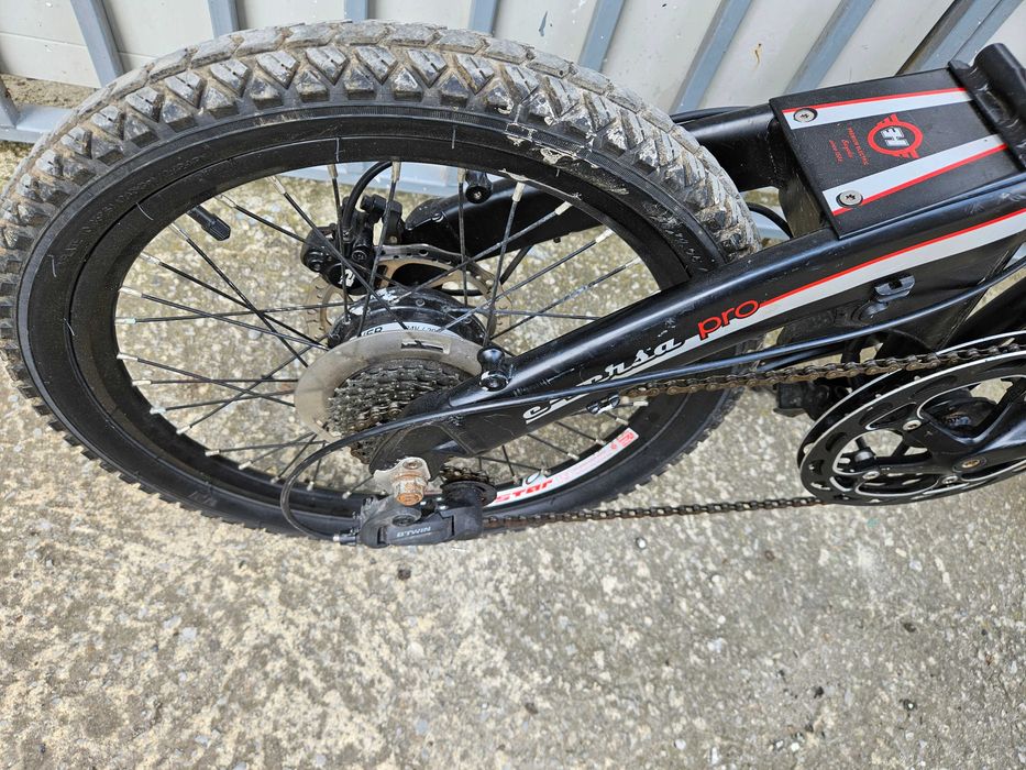 Електрически сгъваем велосипед 20 цола HERCULES-шест месеца гаранция