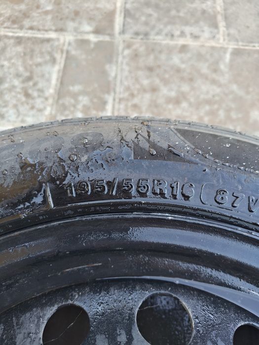 Vând jante otel cu cauciucuri Minerva Vara 195/55/16