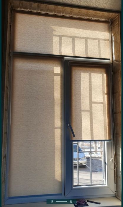 Жалюзи, ролл шторы, день и ночь.