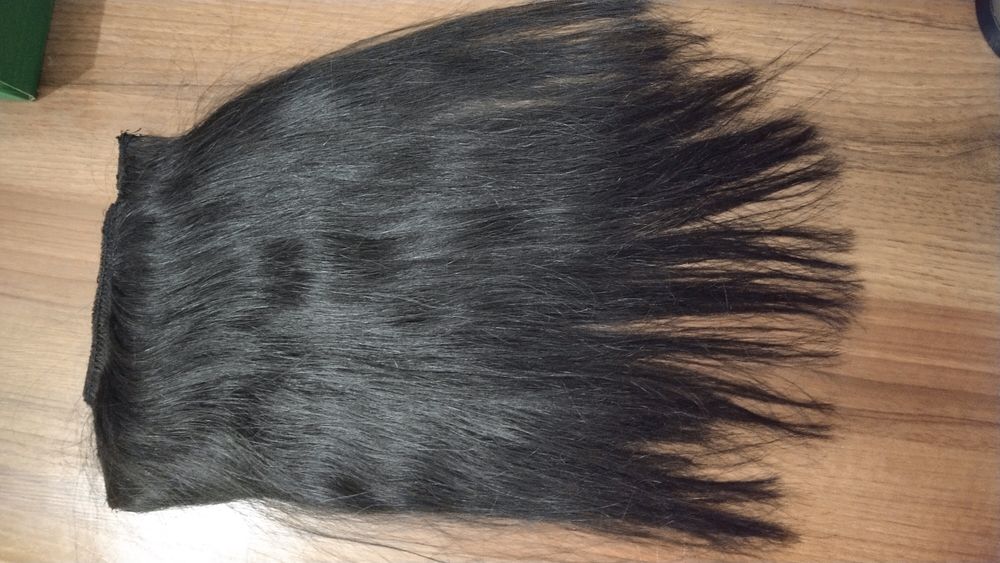 Натуральные волосы на клипсах