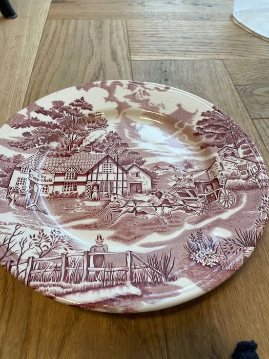 Farfurii portelan English style