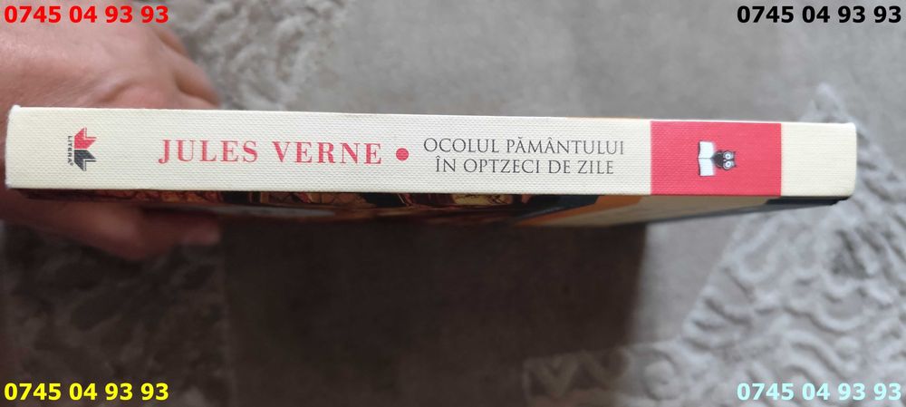 carte carti ocolul pamantului in optzeci de zile lules verne cartonata