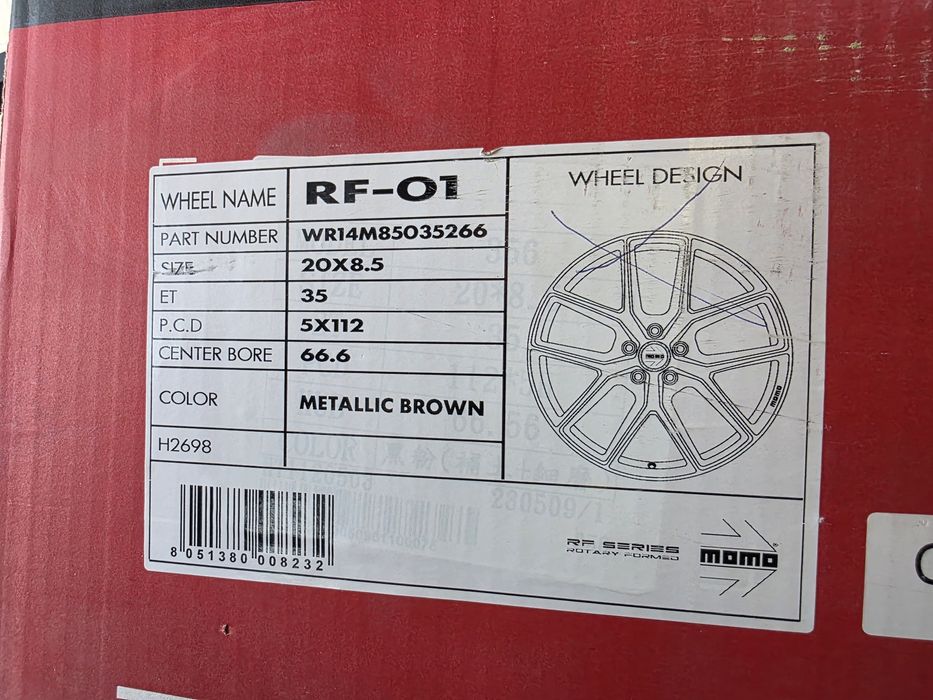 20цола 5x112 Audi,Mercedes,BMW- MOMO RF