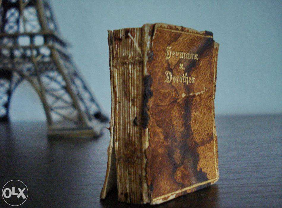 Carte miniatura Johann Wolfgang von Goethe-- Hermann und Dorothea 1907