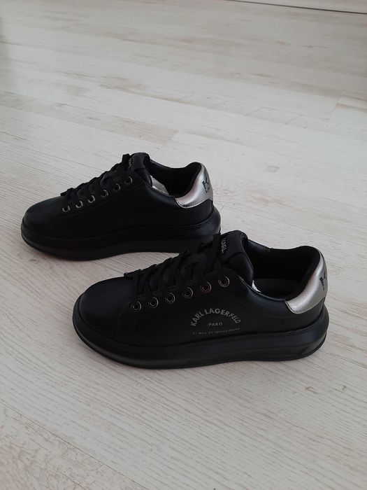 Кожени маратонки  Karl Lagerfeld  KAPRI