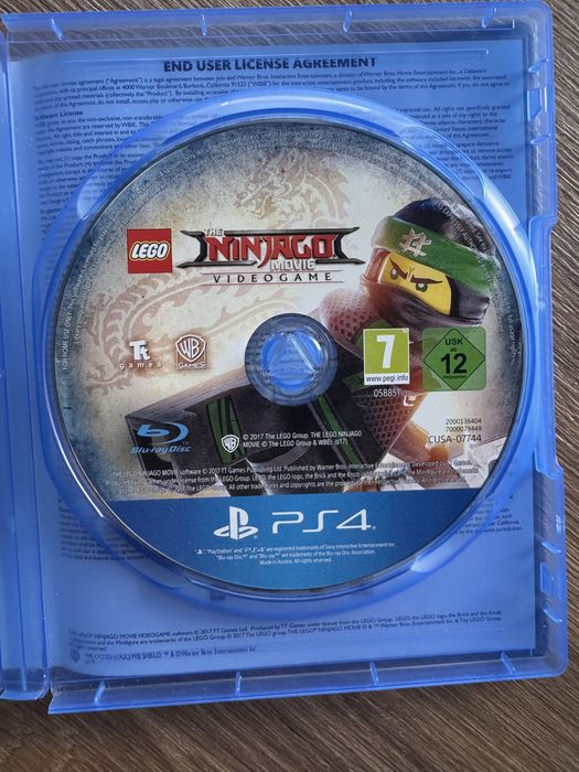 Лего ningago диск для Ps4