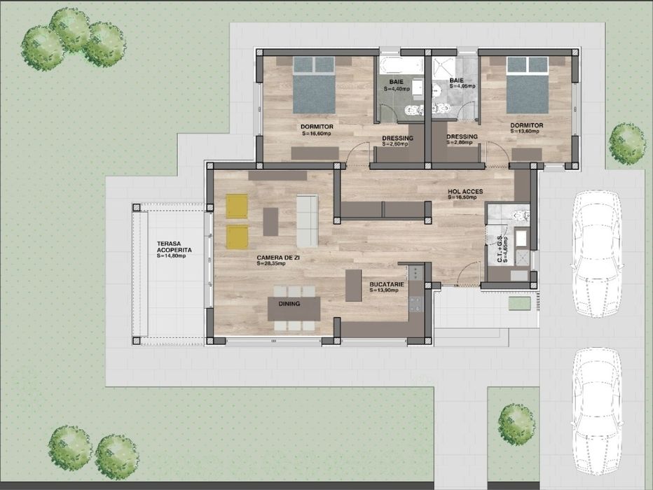 Casa Premium Breaza, Autonoma Energetic, Eficienta termica ridicata, sistem fotovoltaic, pompă de caldura aer-apa