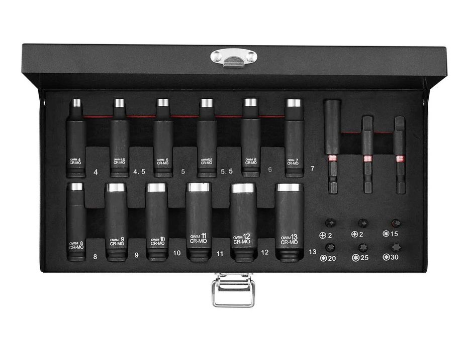 Parkside Performance комплект ударни вложки ¼'',21 части