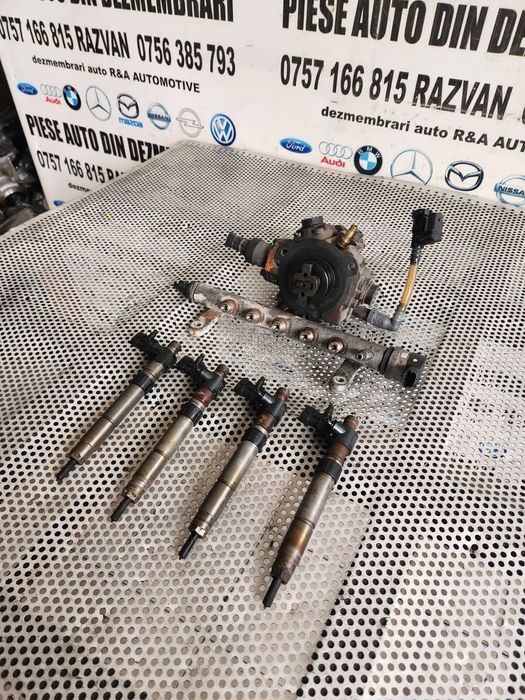 Kit Injectie Injectoare Pompa Rampa Peugeot 2.2 Diesel Hdi 407 607 4007 Citroen C5 C6 C8 C-Crosser