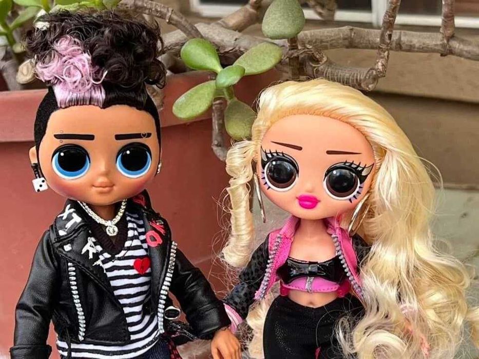 Куклы Лол Сюрпрайз LOL Surprise OMG Tough Dude and Pink Chick