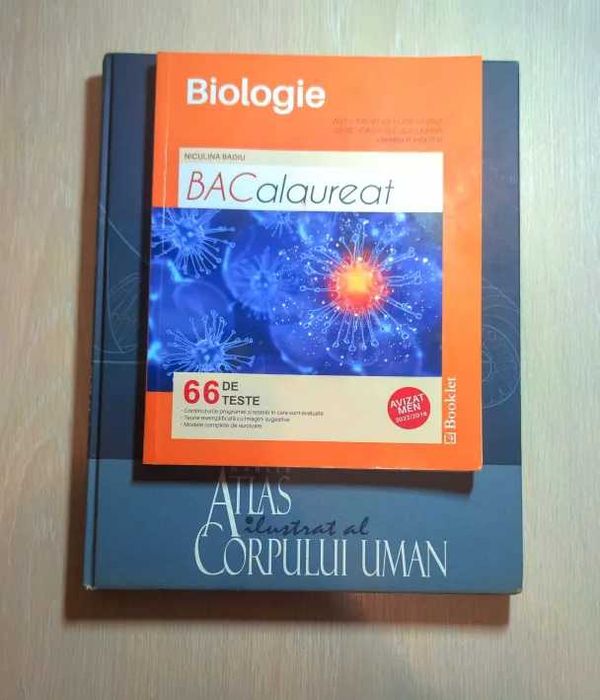 Atlas Anatomie + manual Biologie - BAC, cls.11-12!