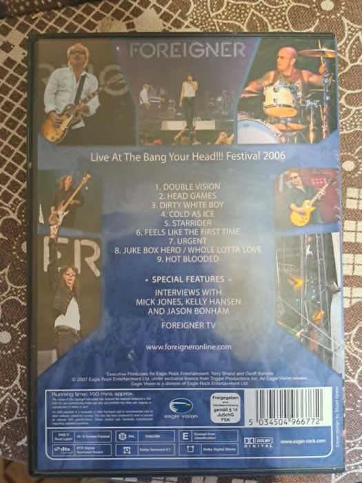 Foreigner – Alive & Rockin' 2007 DVD