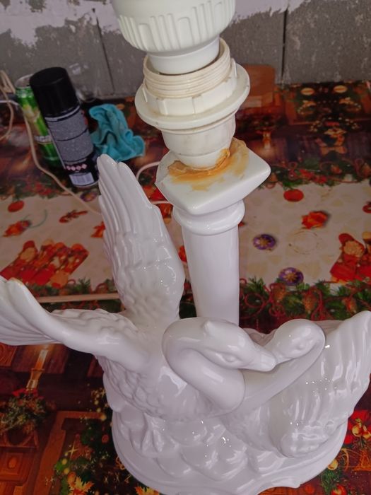 Veioza ornament lebede