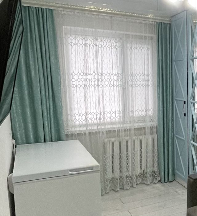 Шторы комплект с тюльом.