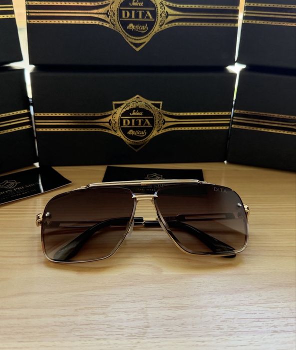 Ochelari de soare DITA Mach One Brown Gold Luxury – model premium, design exclusiv