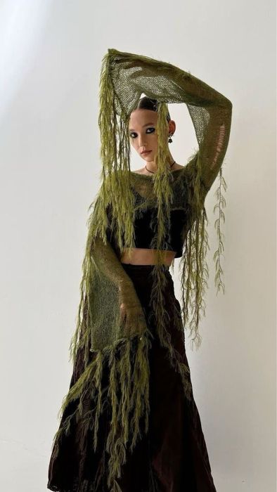 Вязаная кофта «Ива» на заказ