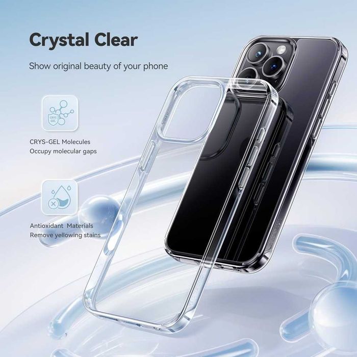 Силиконов гръб NORDIC Crystal за iPhone 14, 14 Plus, iPhone 14 Pro Max