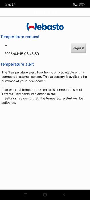 Webasto Thermo call TC4 Smartphone iPhone  управление за печка
