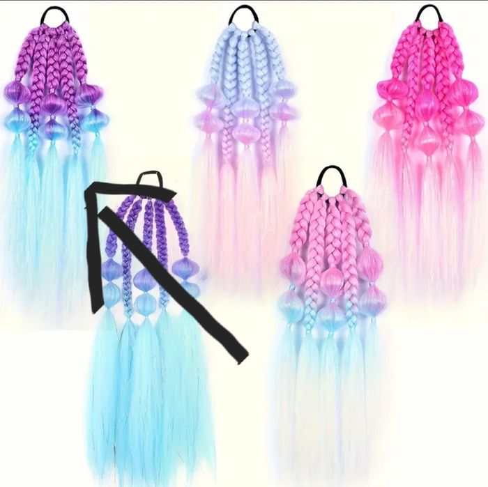 2 косички на резиночке за 3000