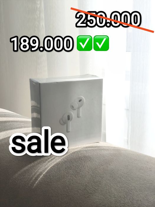 Air pods pro2 новый в коробке оригинал. Air pods pro 2  yangi original