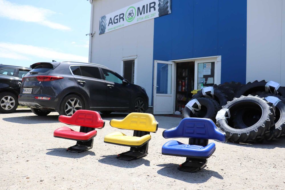 Scaun Tractor Universal cu Amortizor si triplu reglaj Livrare Oriunde