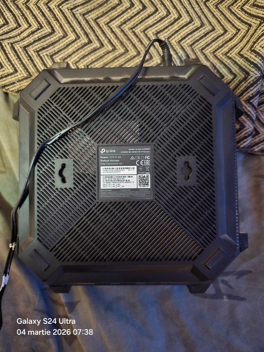 Router wireless TP-Link Archer AX6000, 802.11ax, Wi-Fi 6, Dual-Band