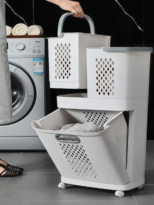Пластиковая корзина для хранения белья