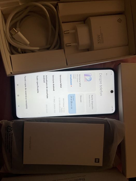 Vand schimb Redmi note 9 pro ca nou fullbox negociabil