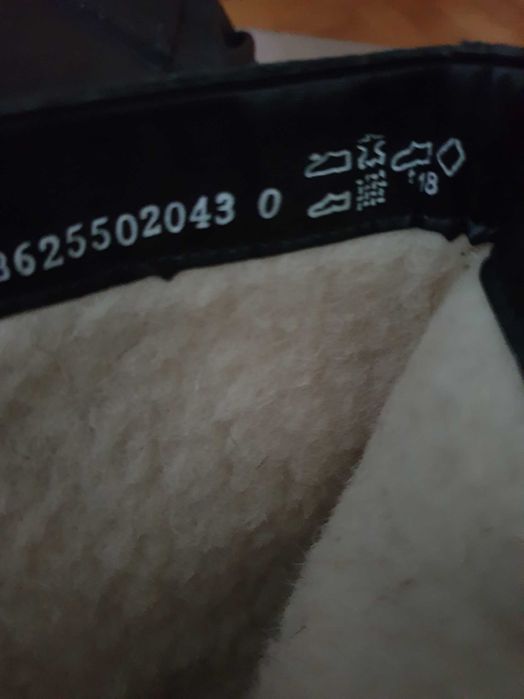 Cizme piele Rieker Tex, blana de oaie, 37