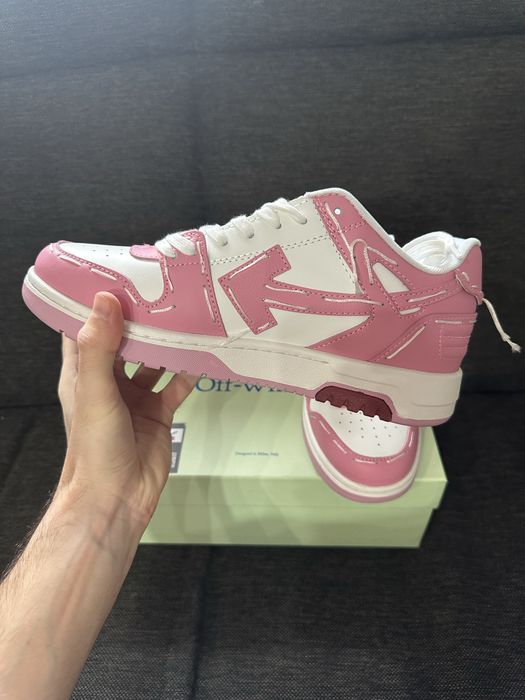 Off-White Out of Office Sartorial Stitching White Pink
