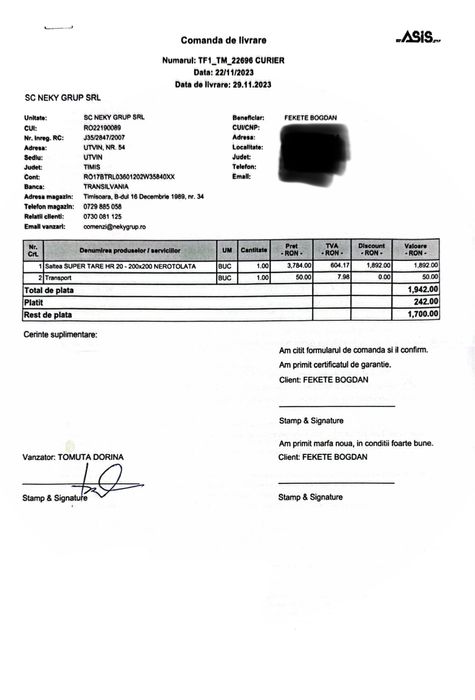 Vand pat 200x200 Timflex