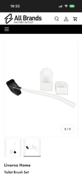 Perie WC din silicon